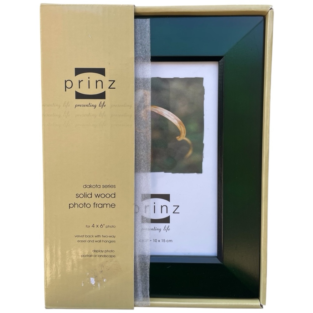 Prinz Dark Green Picture Frames Dakota Collection 4x6 New